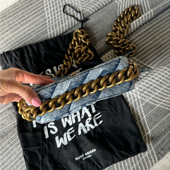 Kurt Geiger denim bag SOLD OUT - Picture 4 of 5